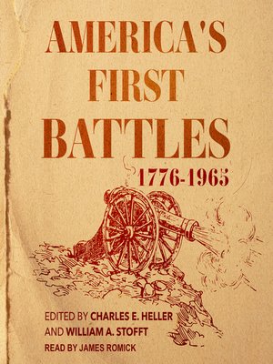cover image of America's First Battles, 1776-1965